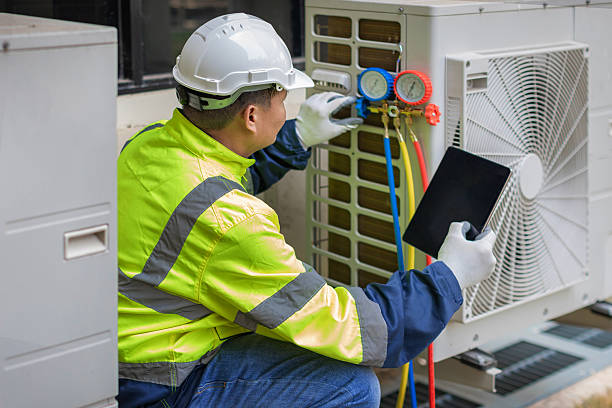 Professional Hvac technician working in Milford Square, PA